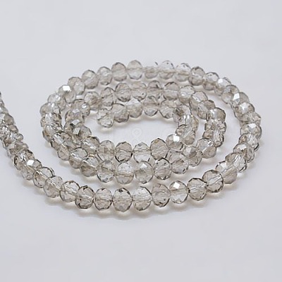 Electroplate Glass Bead Strands X-EGLA-J047-4x3mm-F16-1