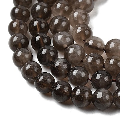 Natural Smoky Quartz Beads Strands G-B167-A09-4mm-1