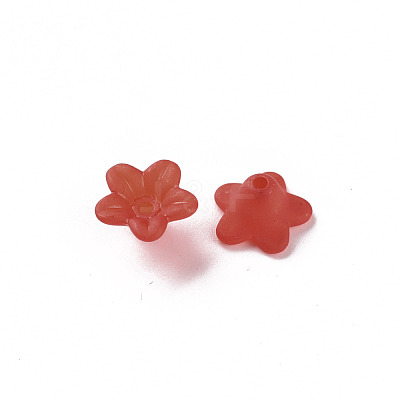 Transparent Acrylic Beads X-PL554-01-1