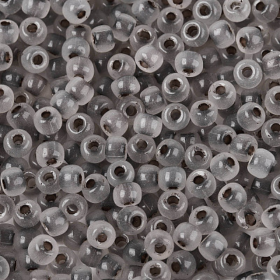 6/0 Transparent Inside Colours Glass Seed Beads SEED-N008-08B-1