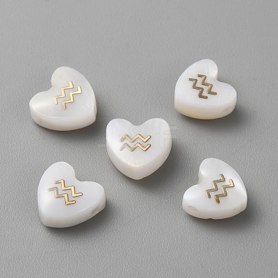 5Pcs Natural White Shell Beads LS-BSHE-TAC0004-02A-1