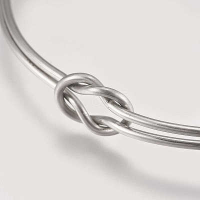 Tarnish Resistant 201 Stainless Steel Cuff Bracelets STAS-K182-18P-1