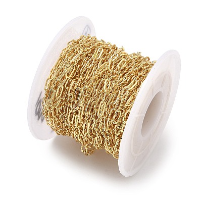 Brass Wavy Cable Chains CHC-B026-01G-1