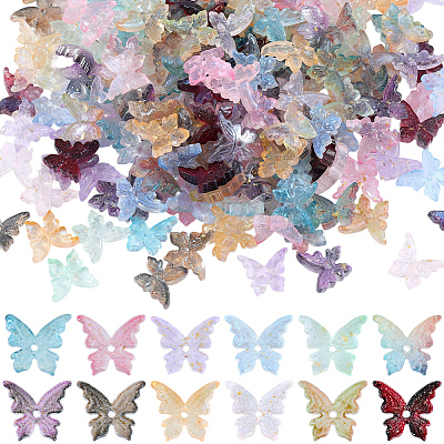 240Pcs 12 Colors Glass Beads DGLA-SC0001-04-1