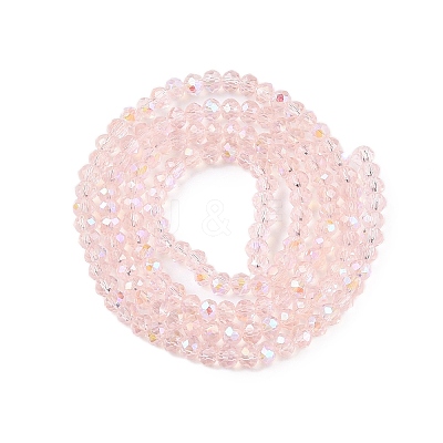 Electroplate Glass Beads Strands EGLA-A044-T2mm-L22-1