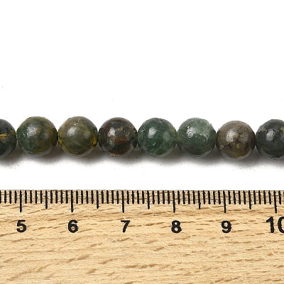 Natural Green Apatite Beads Strands G-K350-C04-8mm-1