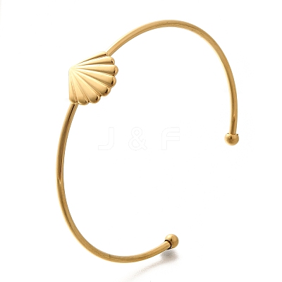 304 Stainless Steel Cuff Bangles STAS-Z108-08G-02-1