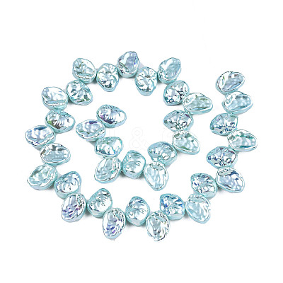 ABS Plastic Imitation Pearl Beads Strands KY-N015-16-A02-1