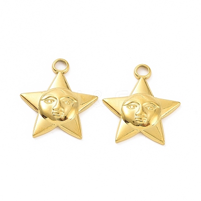 Ion Plating(IP) 304 Stainless Steel Pendants STAS-C003-14G-1