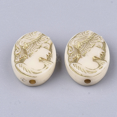 Plating Acrylic Beads PACR-T008-05C-1