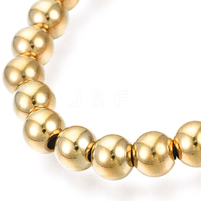 201 Stainless Steel Round Beaded Stretch Bracelet for Men Women BJEW-N017-163B-02-1