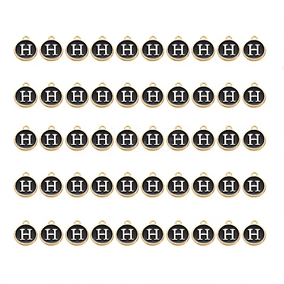 Golden Plated Alloy Charms ENAM-SZ0001-25B-H-1