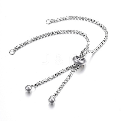 DanLingJewelry Adjustable 304 Stainless Steel Bracelet Making STAS-DL0001-05-1