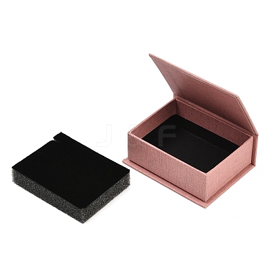 Floral Printed Paper Jewelry Display Magnetic Cases CON-K015-03A-01-1