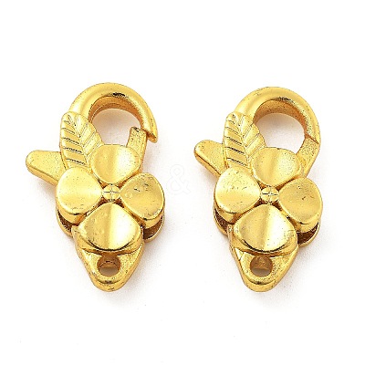 Brass Lobster Claw Clasps KK-R216-18A-G-1
