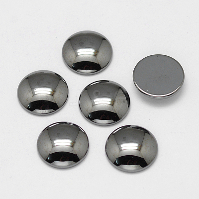 Non-magnetic Synthetic Hematite Cabochons LS-X-G-P162-05-10mm-1