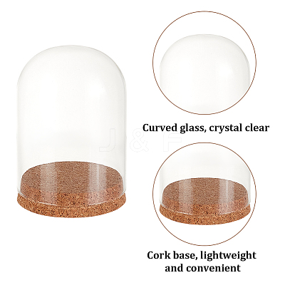 Glass Dome Cover AJEW-WH0314-446C-1