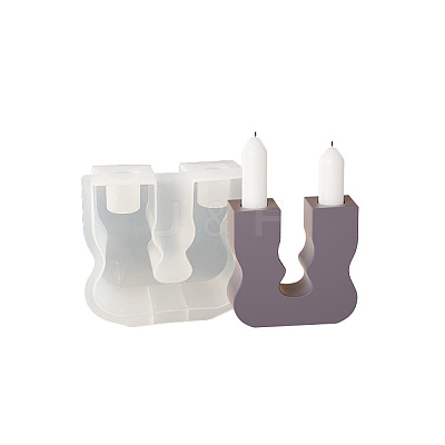 DIY Silicone Candle Holder Molds DIY-K073-41A-1