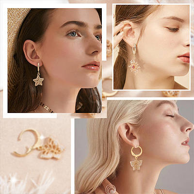 DIY Drop Earring Making Kit DIY-GA0003-95-1