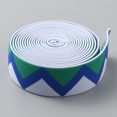 Nylon Jacquard Ribbons OCOR-WH0058-54B-1