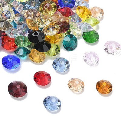 Imitation Austrian Crystal Beads SWAR-F061-4x8mm-M-1