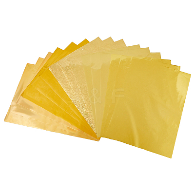 50Pcs 5 Styles PET Stamping Hot Foil Paper DIY-FH0006-17-1