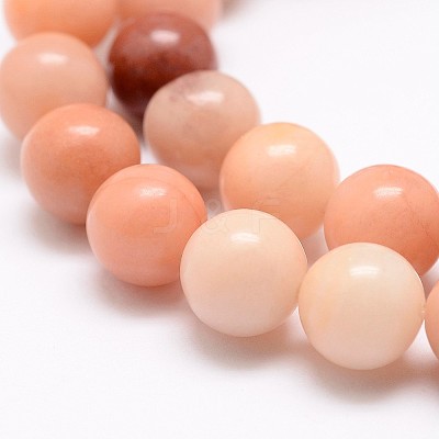 Natural Pink Aventurine Beads Strands G-P257-05-8mm-1