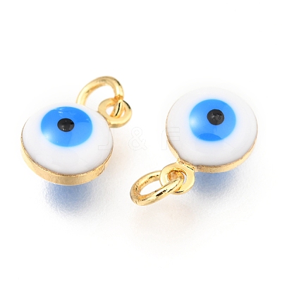 Brass Enamel Beads LS-X-KK-B024-02G-I-1