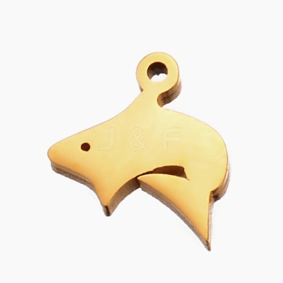 304 Stainless Steel Charms STAS-U027-10G-01-1