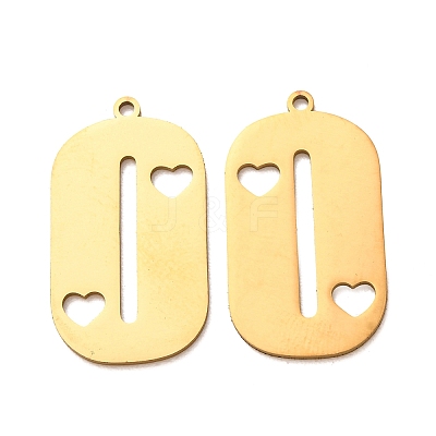 201 Stainless Steel Pendants SA-CBA49C1-03G-1