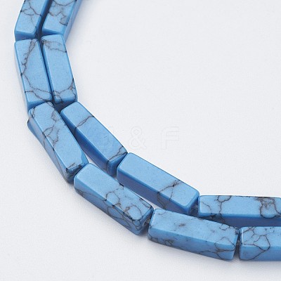 Synthetic Turquoise Beads Strands G-G968-D15-1