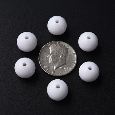 Opaque Acrylic Beads MACR-S370-C16mm-01-1