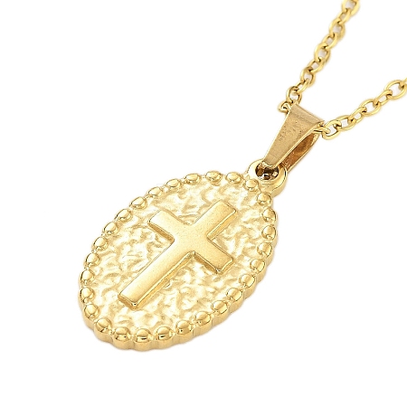 304 Stainless Steel Pendant Nacklaces For Women STAS-S124-01G-05-1