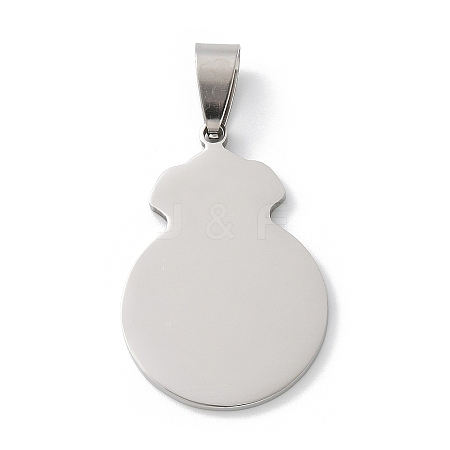 201 Stainless Steel Pendants STAS-S157-20P-1