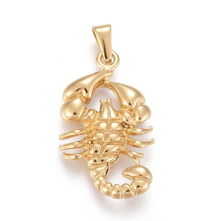 304 Stainless Steel Pendants STAS-F252-30G-1