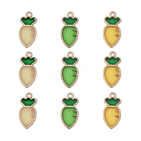 Alloy Enamel Pendants ENAM-CJ0001-60-1