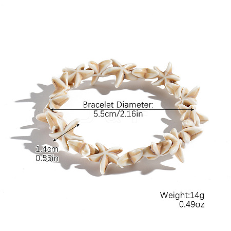 Synthetic Turquoise Beads Bracelets for Women DN6877-8-1