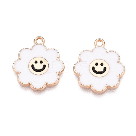 Alloy Enamel Pendants ENAM-T020-55B-1