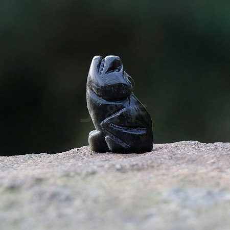 Natural Obsidian Carved Figurines PW-WG5B935-14-1