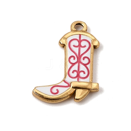 304 Stainless Steel Enamel Pendants SA-CBAA9A2-04G-01-1