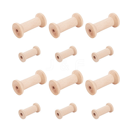 Solid Wood Sewing Embroidery Thread Spool ODIS-TA0001-03-1