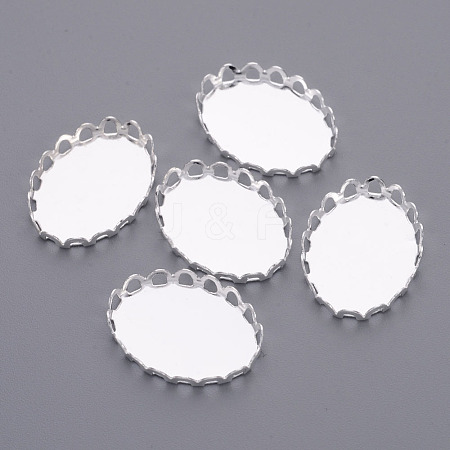 Brass Cabochon Settings KK-C2896A-S-01-1