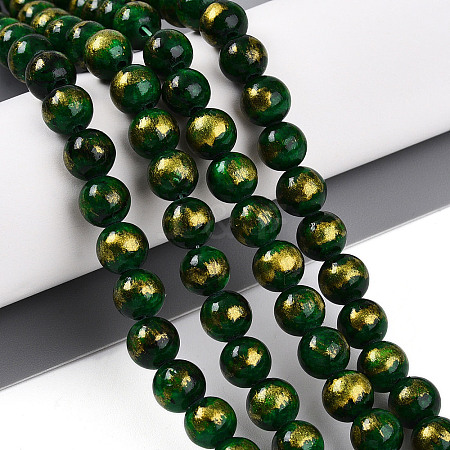 Natural Mashan Jade Beads Strands G-A255-A01-02K-1