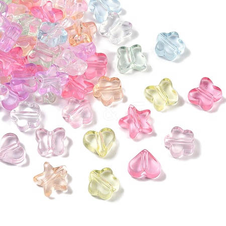Transparent Acrylic Beads TACR-U008-06-1