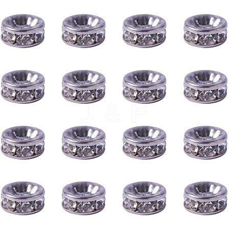 304 Stainless Steel Rhinestone Bead Spacers LS-STAS-PH0001-02P-1
