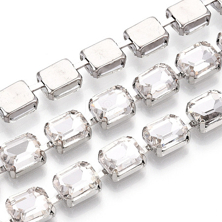 Iron Rhinestone Cup Chains CH-T006-06A-1