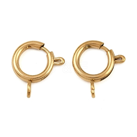 304 Stainless Steel Spring Ring Clasps STAS-B095-05E-G-1