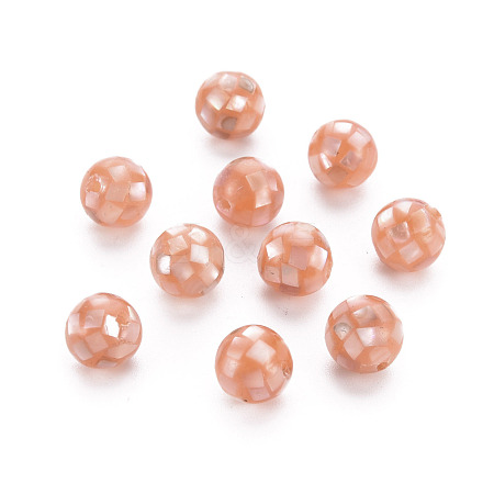 Resin Beads SSHEL-T014-38-8mm-02-1