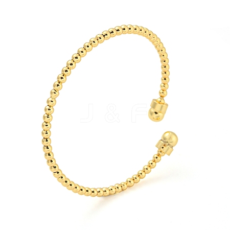 Rack Plating Brass Cuff Bangles BJEW-L460-003-1