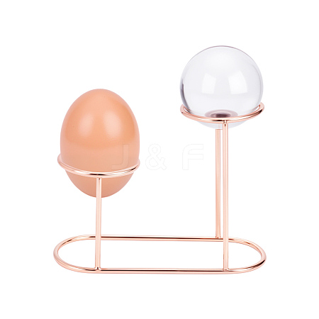 Alloy Crystal Ball Holders ODIS-WH0106-18RG-1